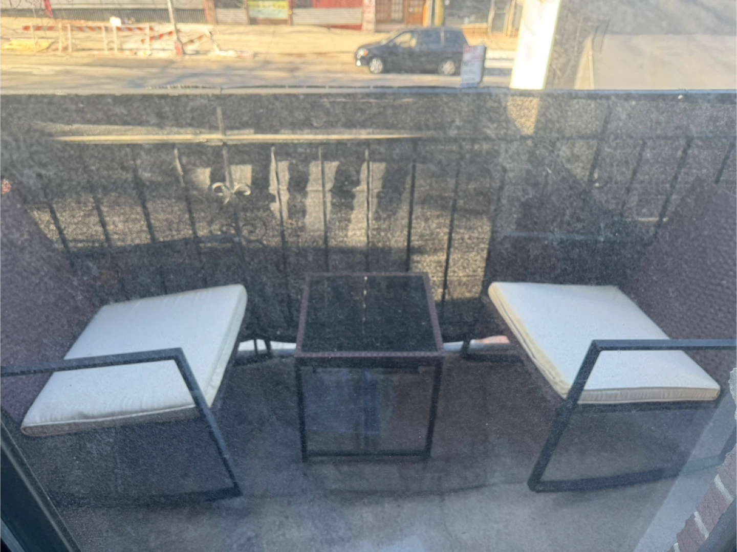 Outdoor Bistro Set - 2 Chairs & Side Table - photo 2