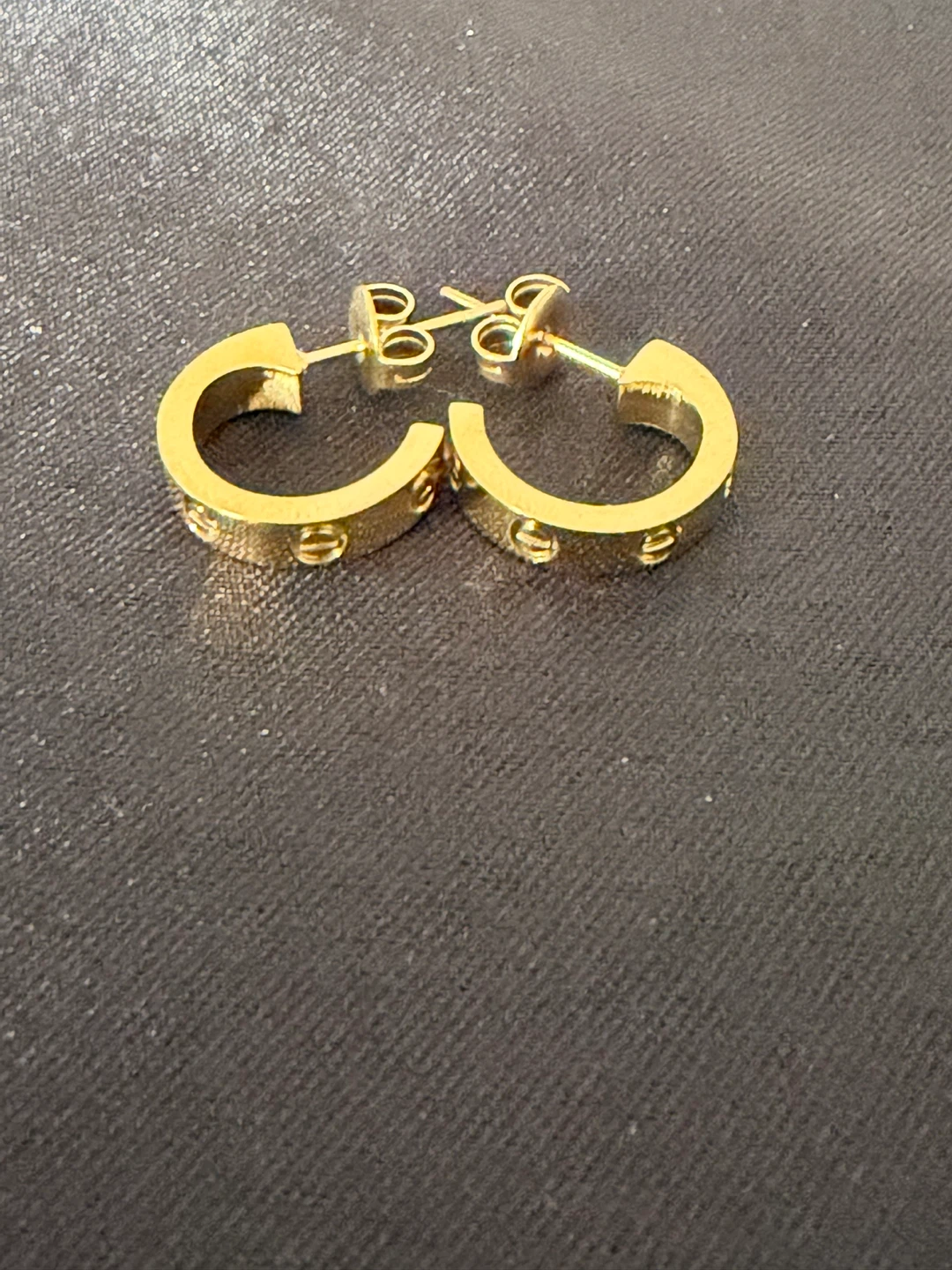 Gold Hoop Earrings - photo 2
