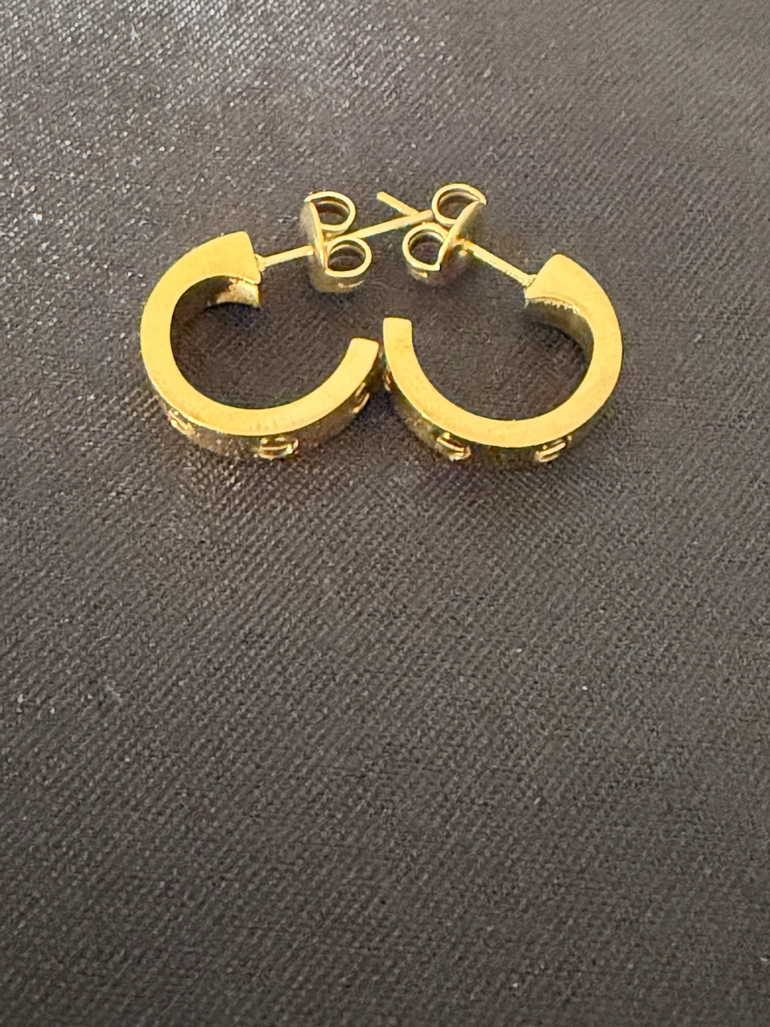 Gold Hoop Earrings - photo 4