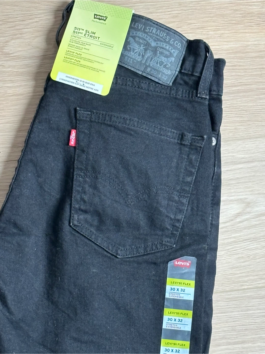 Levi's 511 Slim Fit Black Jeans 30 x 32 - photo 3