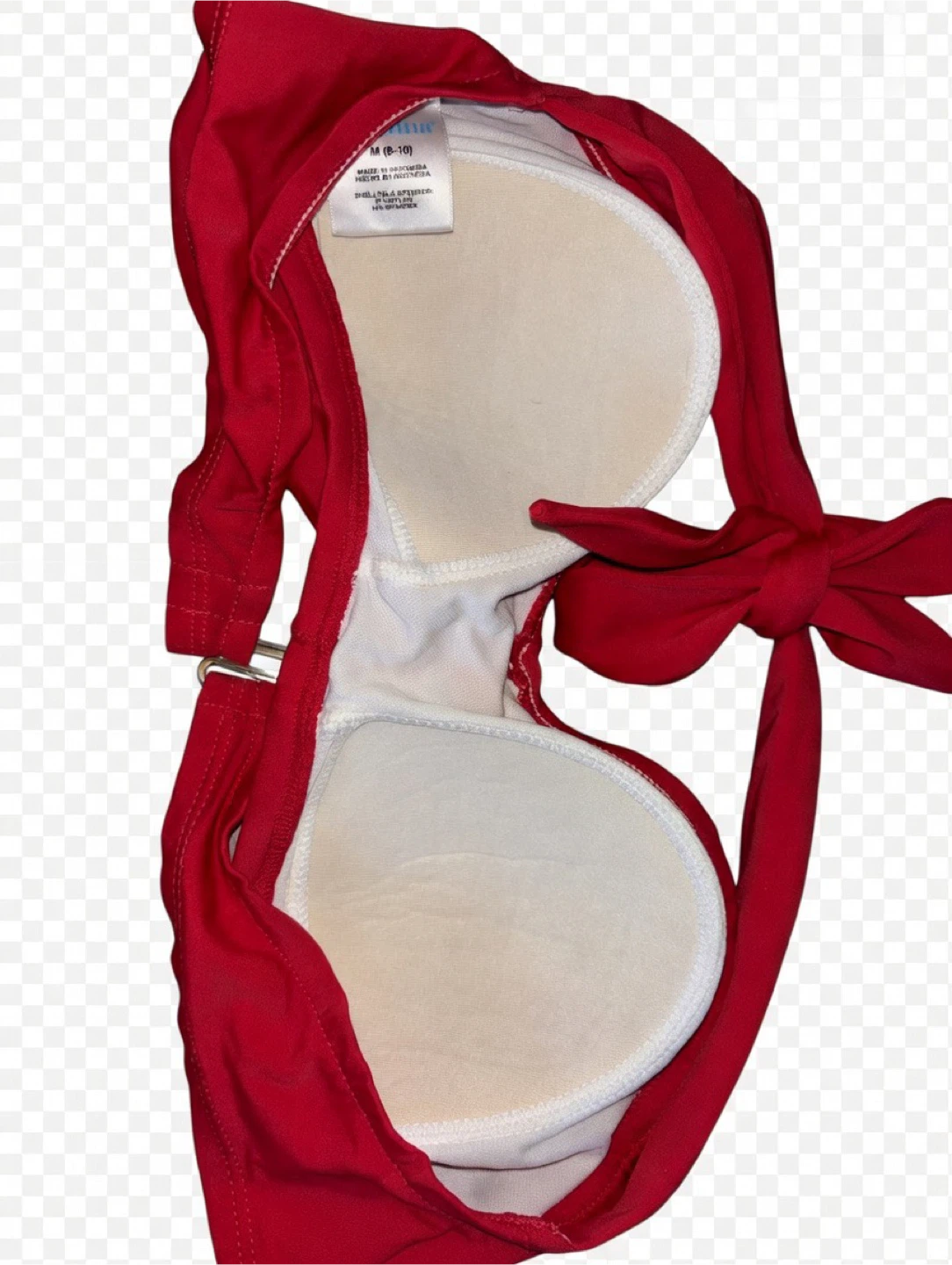 Red Halter Bikini Top - photo 2
