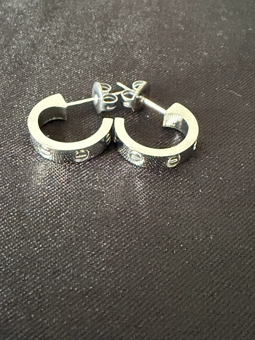 Silver Hoop Earrings