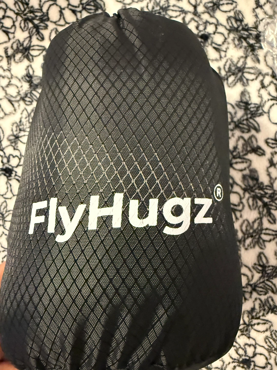 FlyHugz Memory Foam Neck Travel Pillow - Gray - photo 4