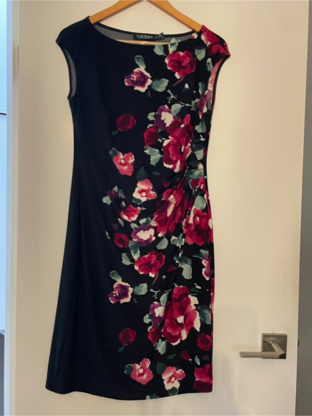 Lauren Ralph Lauren Floral Sheath Dress Size 8