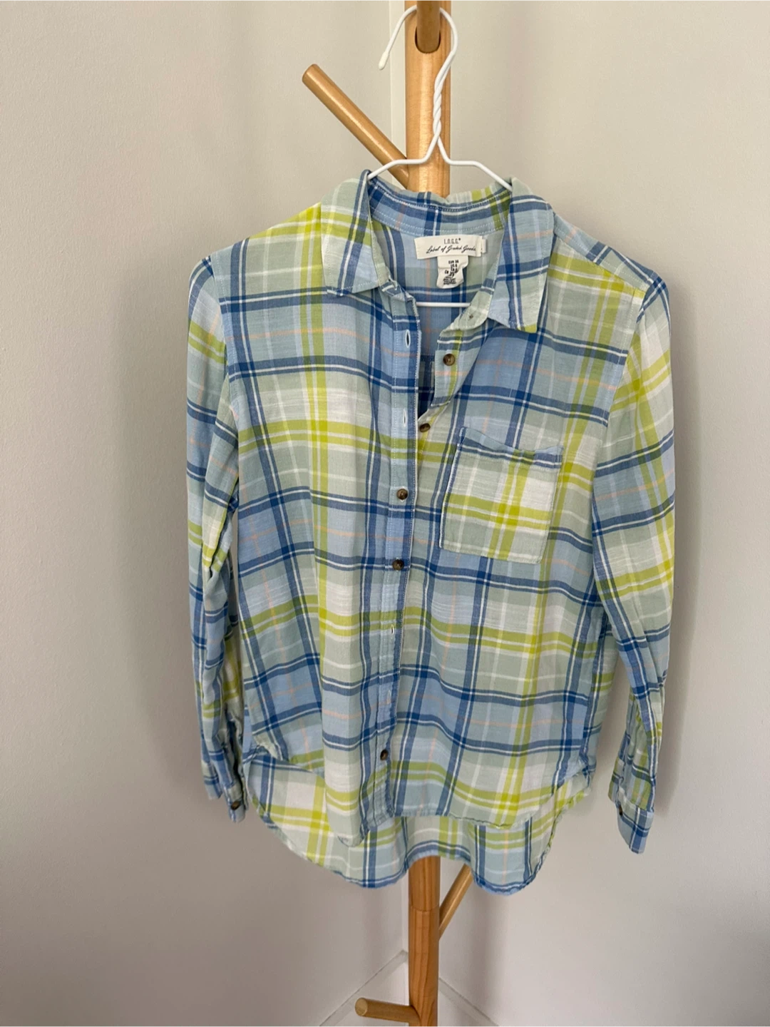 🥕L.O.G.G. Plaid Button-Up Shirt