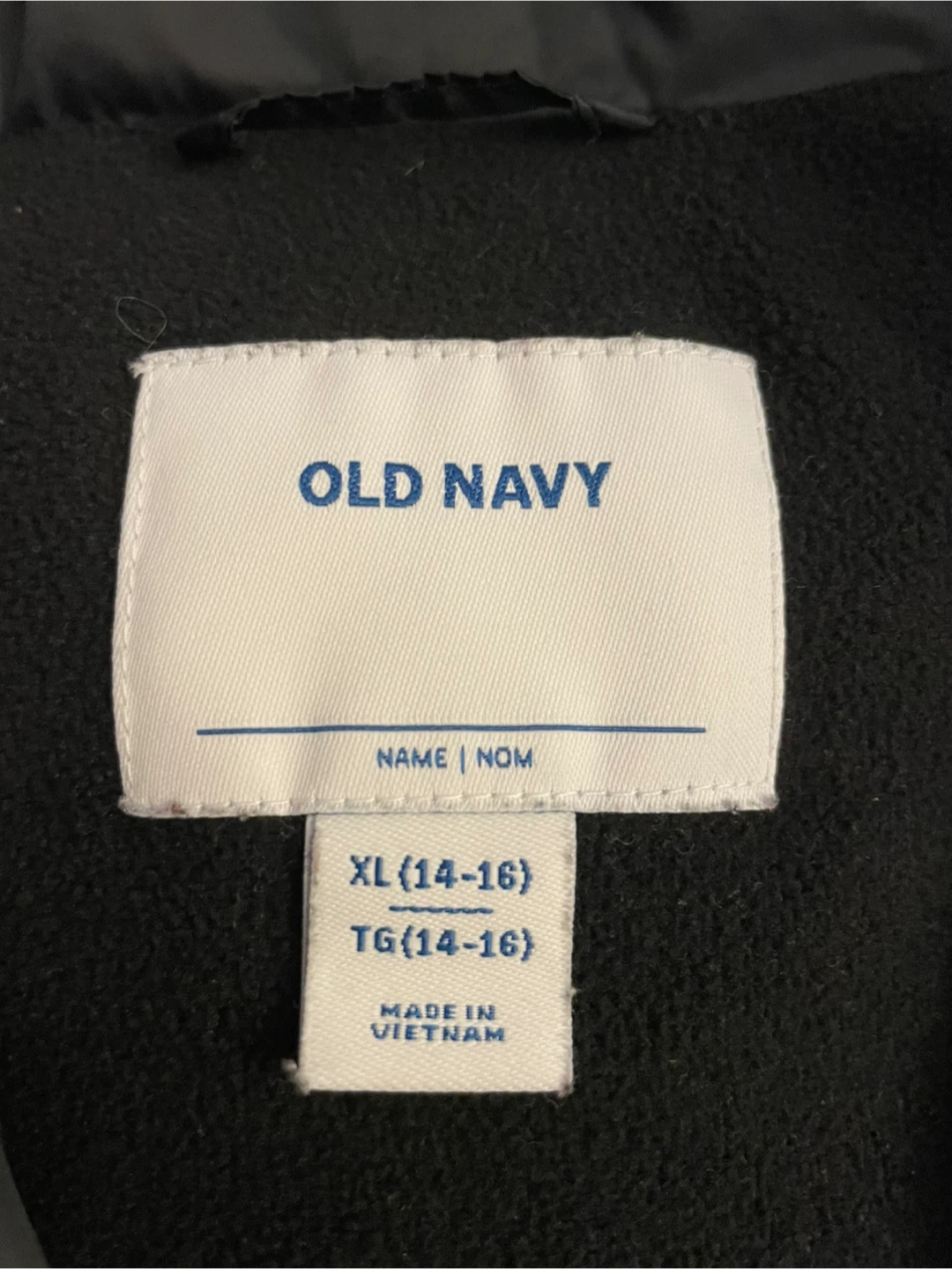 Old Navy Puffer Vest XL (14-16) - photo 3