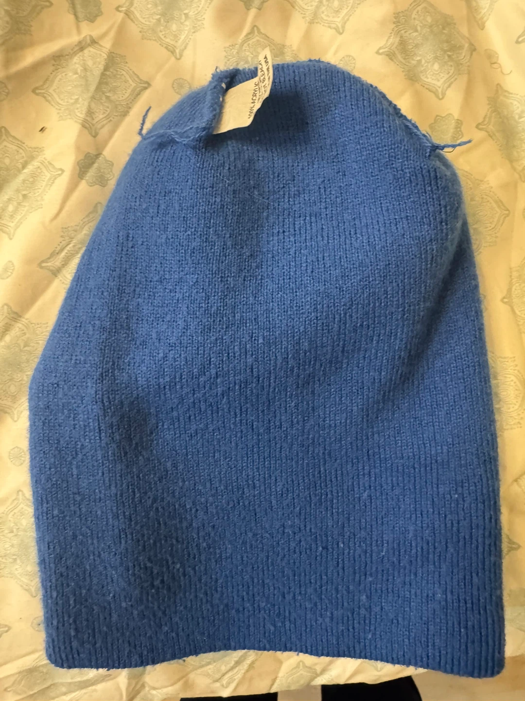 Blue Knit Beanie Hat - photo 5