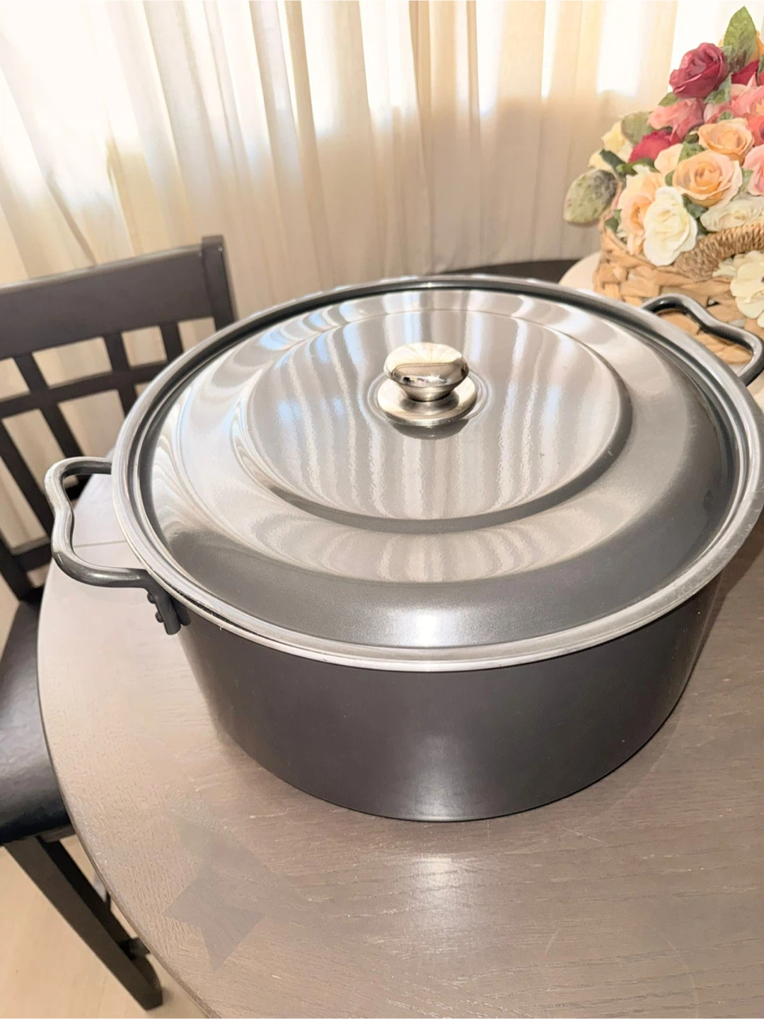 Large Stock Pot with Lid - photo 2