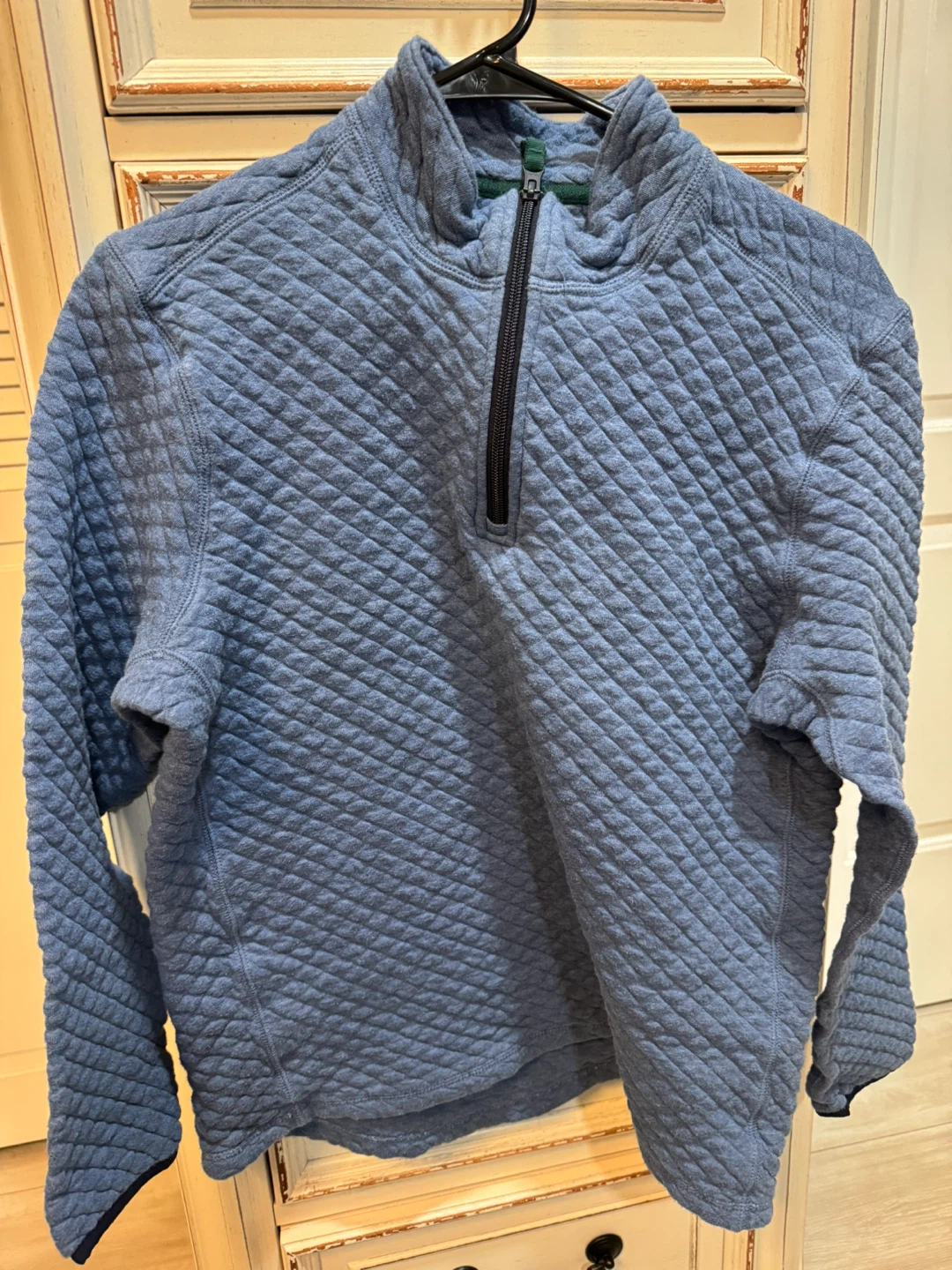 J. Crew Authentic Fleece Quilted Pullover Sweatshirt - photo 4