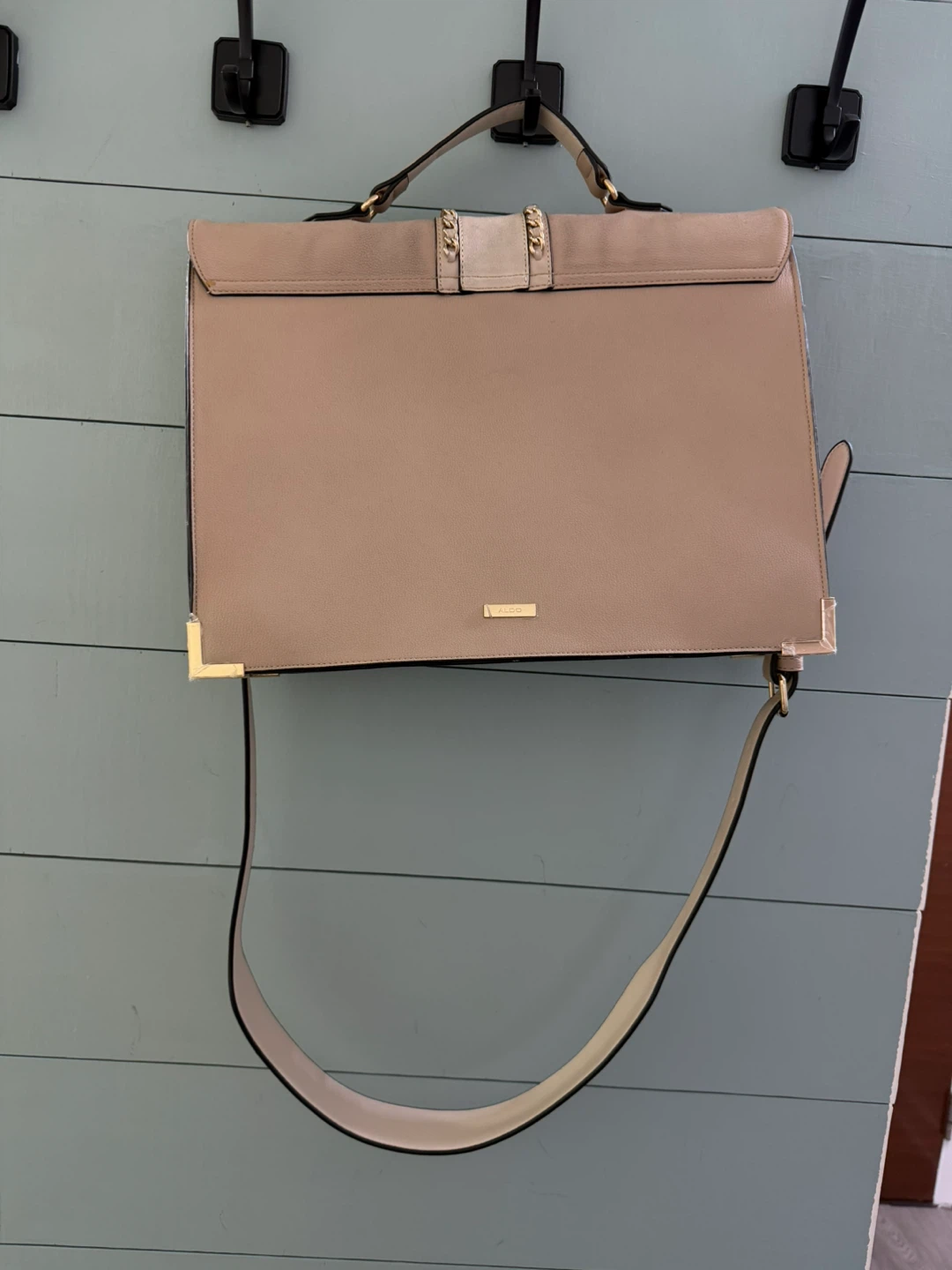 Aldo Women's Beige Satchel Handbag - photo 2
