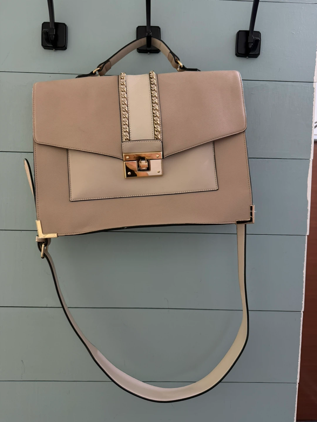 Aldo Women's Beige Satchel Handbag