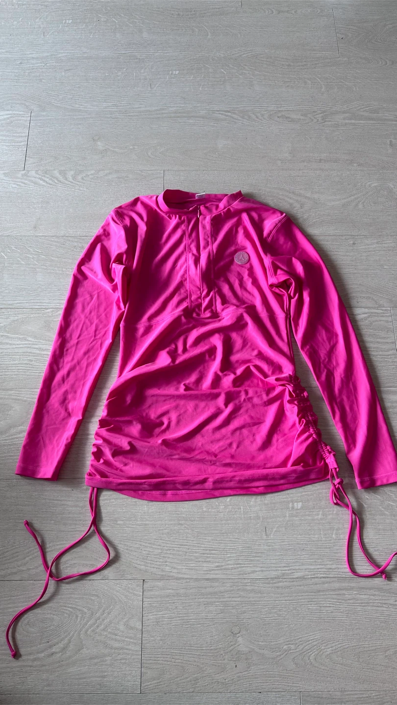 Pink Long Sleeve Rash Guard Top - Size M - New