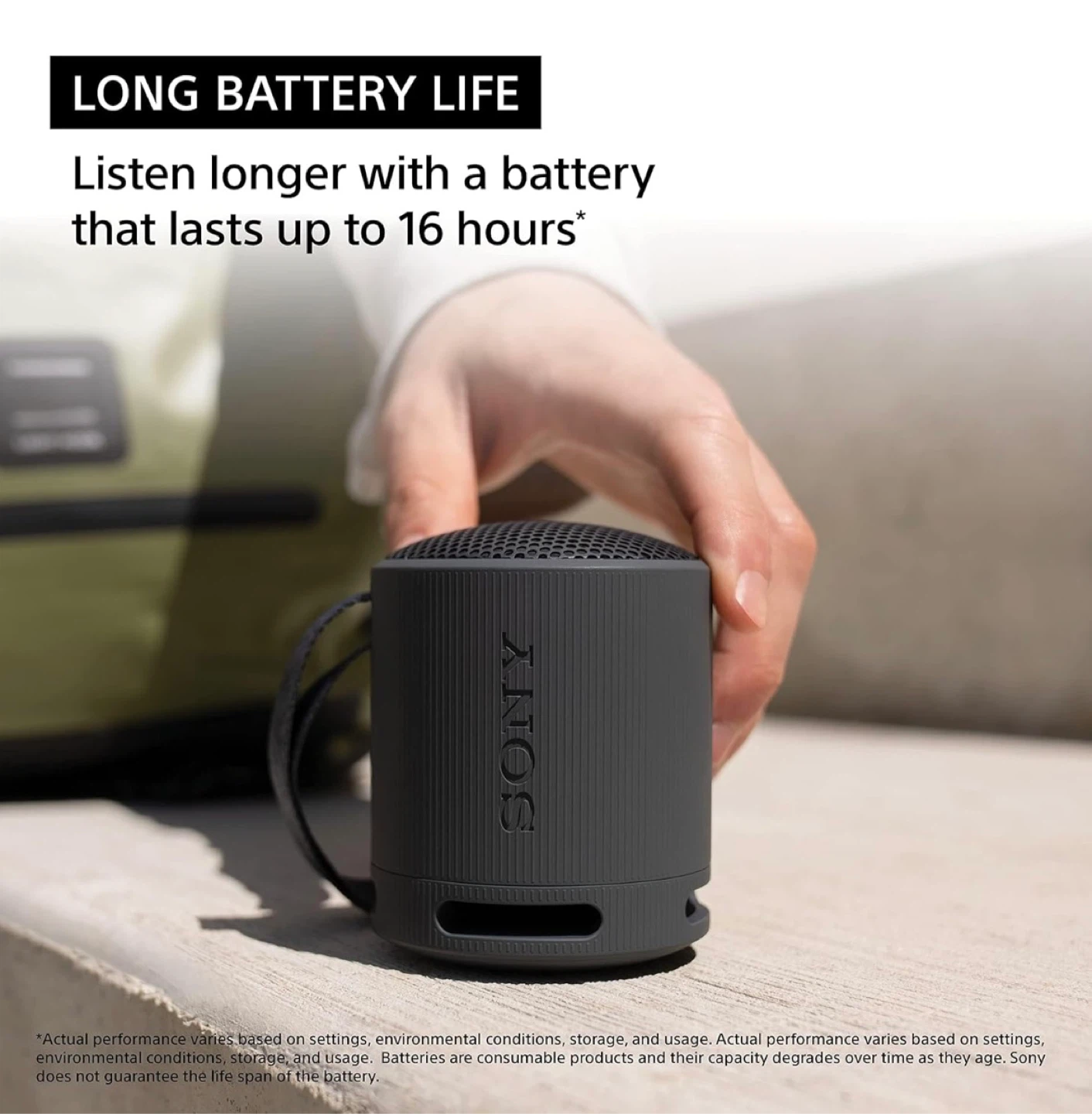 Sony Portable Bluetooth Speaker with Strap - photo 2