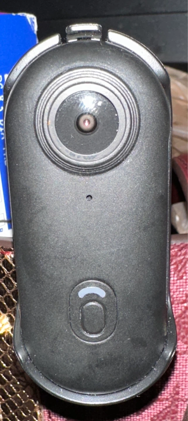 Black Clip-on Wearable Mini Camera - photo 3