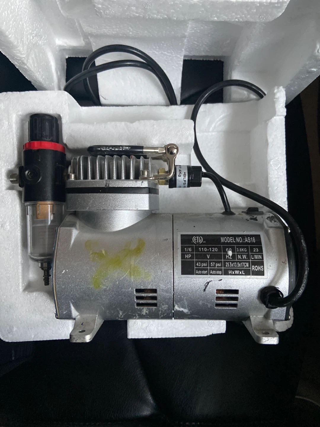 Airbrush Compressor Model AS18
