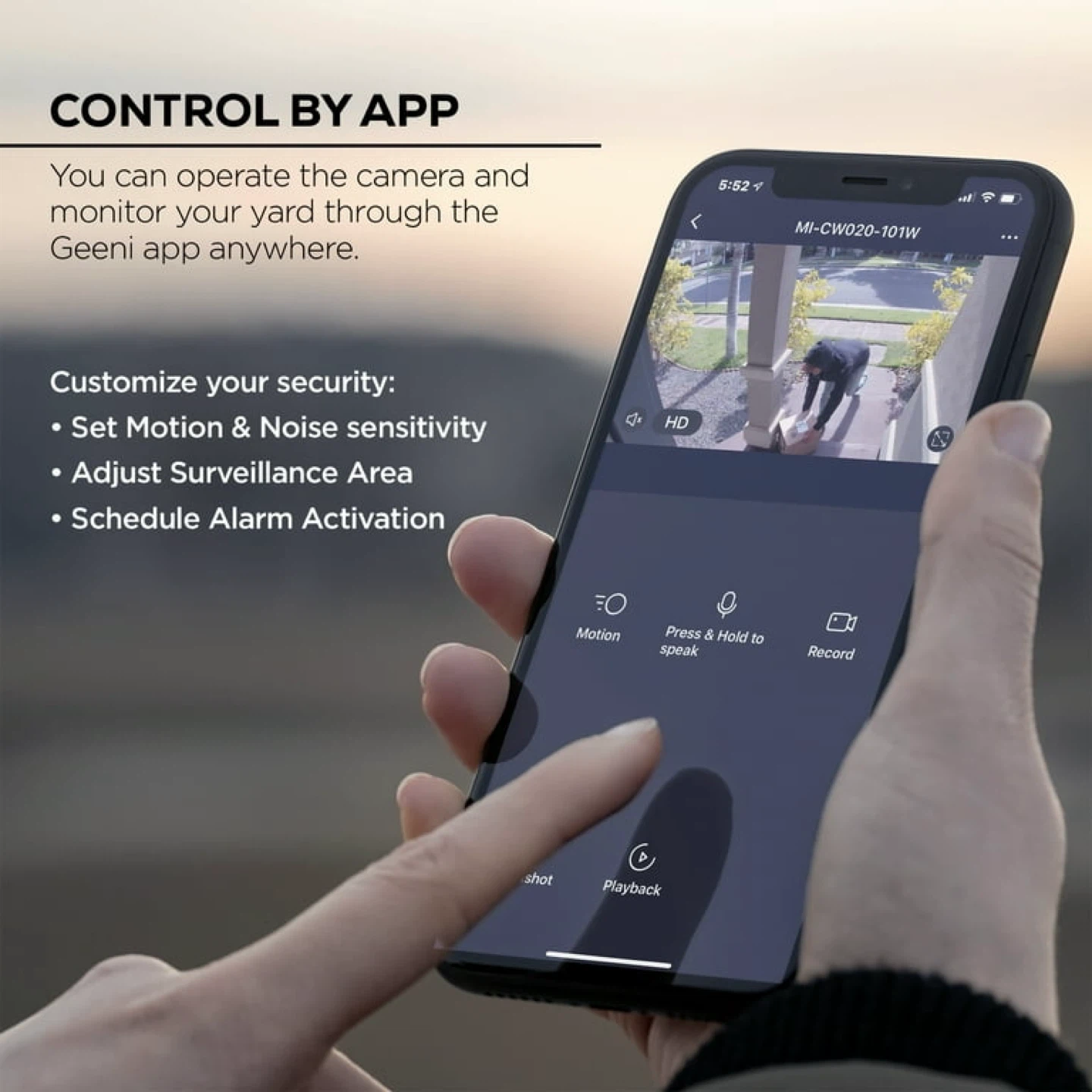Geeni Smart Wi-Fi Security Camera - photo 2
