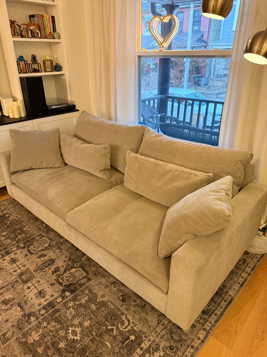 West Elm Harmony Down Sofa (82 inches) - photo 3