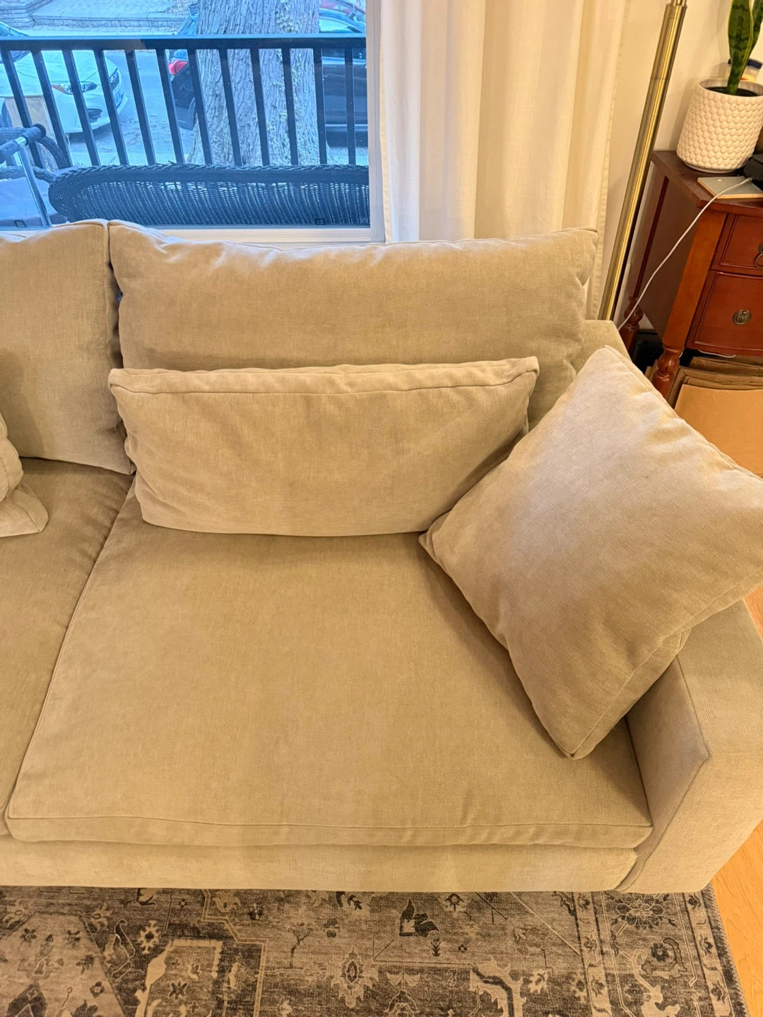 West Elm Harmony Down Sofa (82 inches) - photo 4