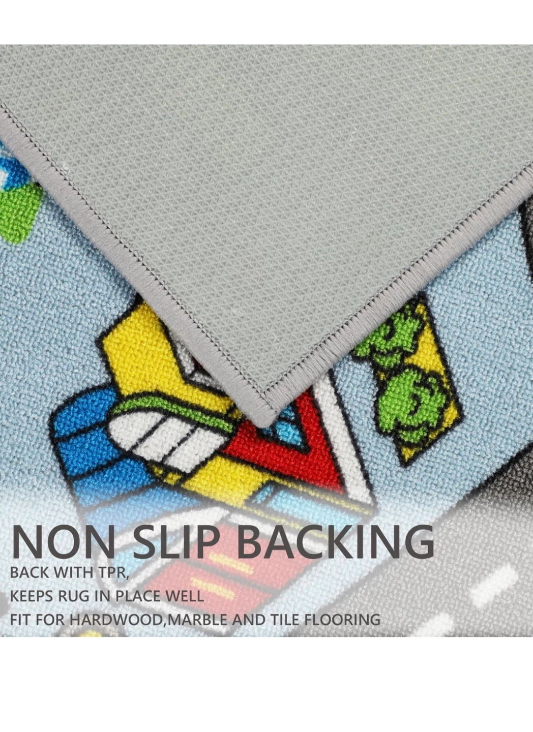 Kids Playroom Rug - City Scene 3.3x5.2ft - photo 2