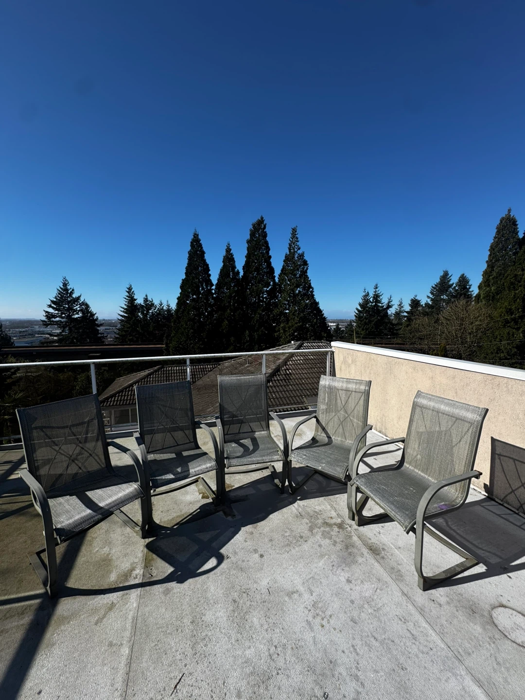 Set of 5 Outdoor Patio Chairs - photo 2