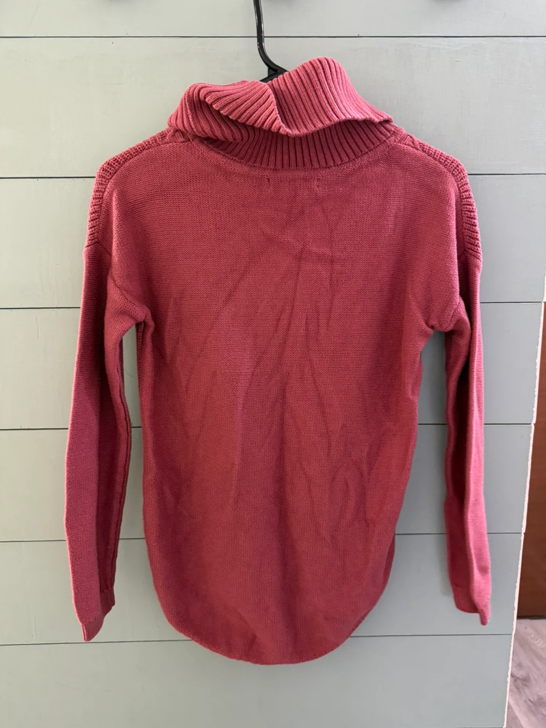 Banana Republic Pink Cable Knit Turtleneck Sweater Size P - photo 2