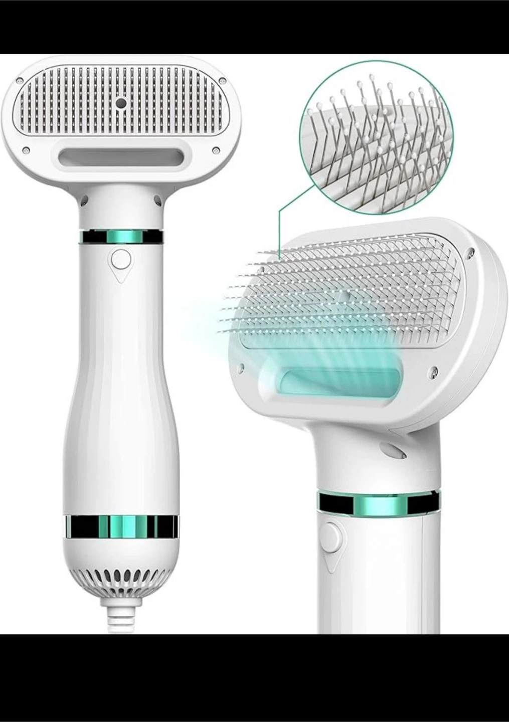 iPettie Pet Hair Dryer Brush 2-in-1 Grooming Tool - photo 2
