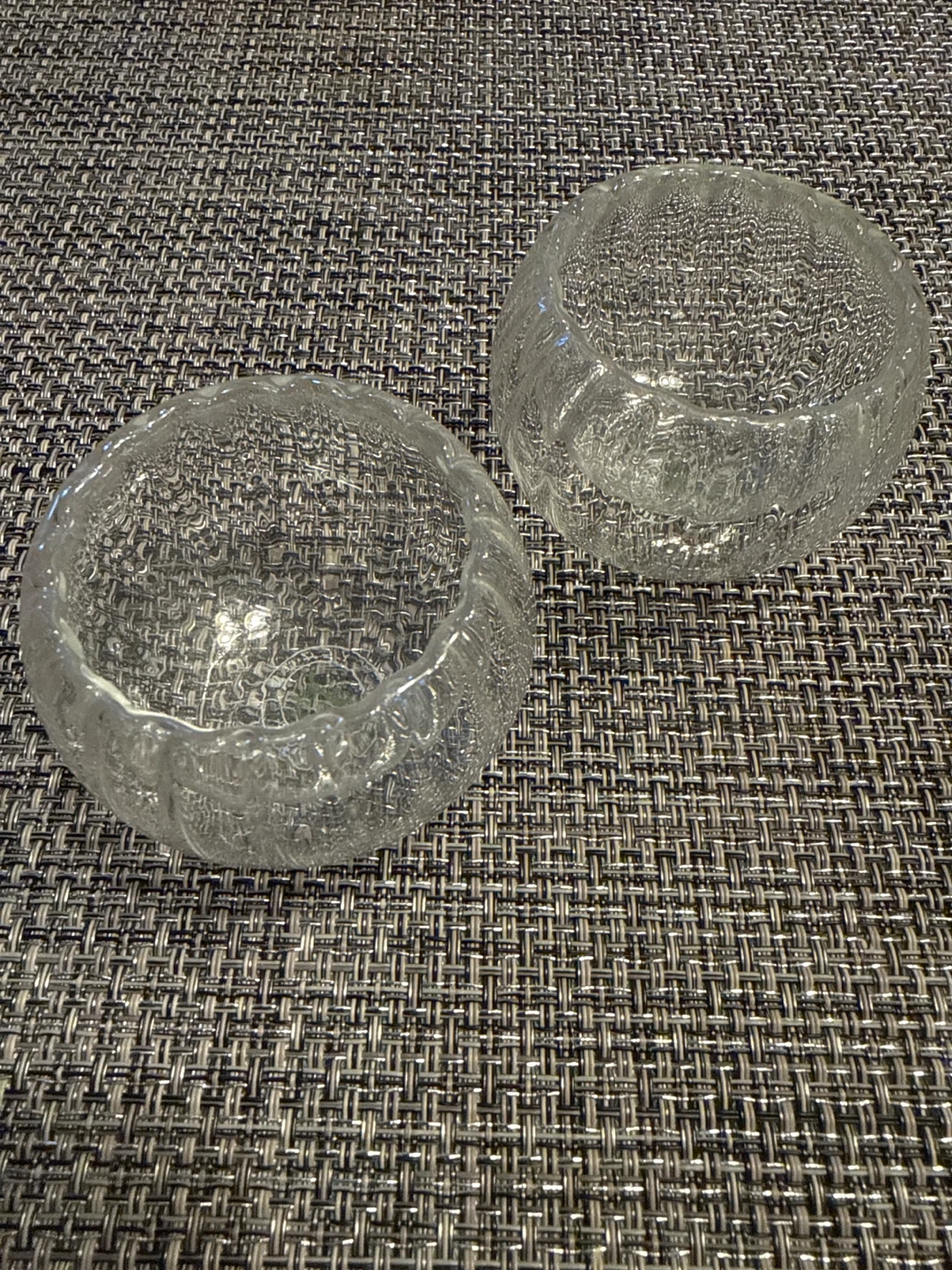 🥕 Clear Glass Heat Resistant cups (2)