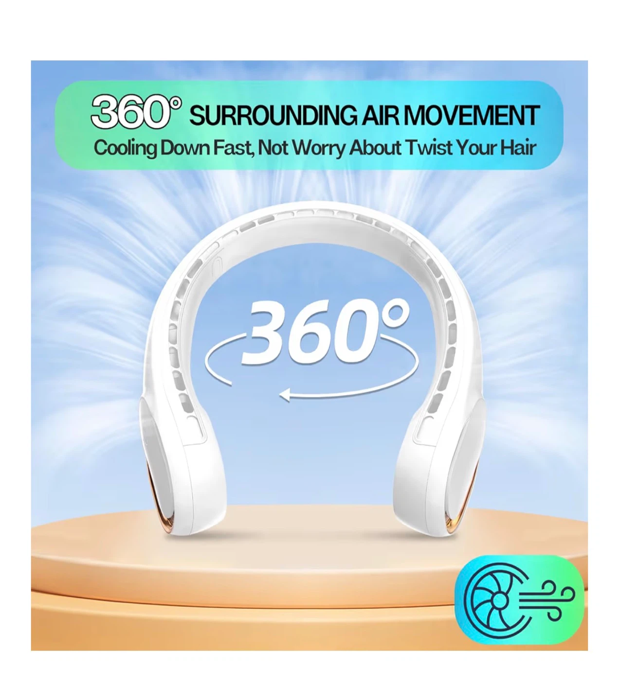 Portable Neck Fan - photo 5
