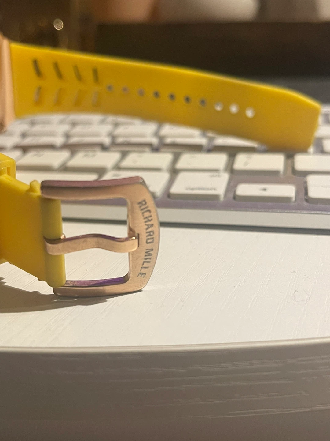 Richard Mille RM35-01 Automatic Watch - Yellow Band - photo 2