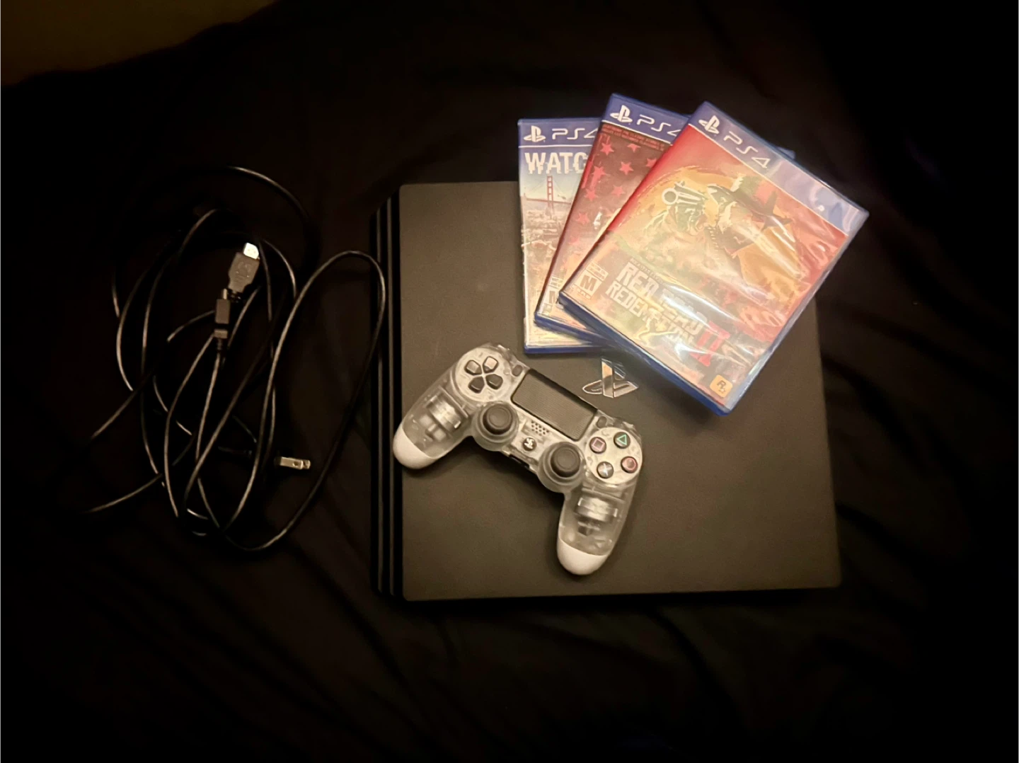 Sony PlayStation 4 PRO Bundle with Games and Controller