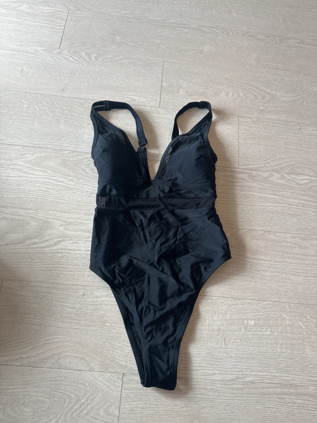 Black One-Piece Swimsuit - Size S - New