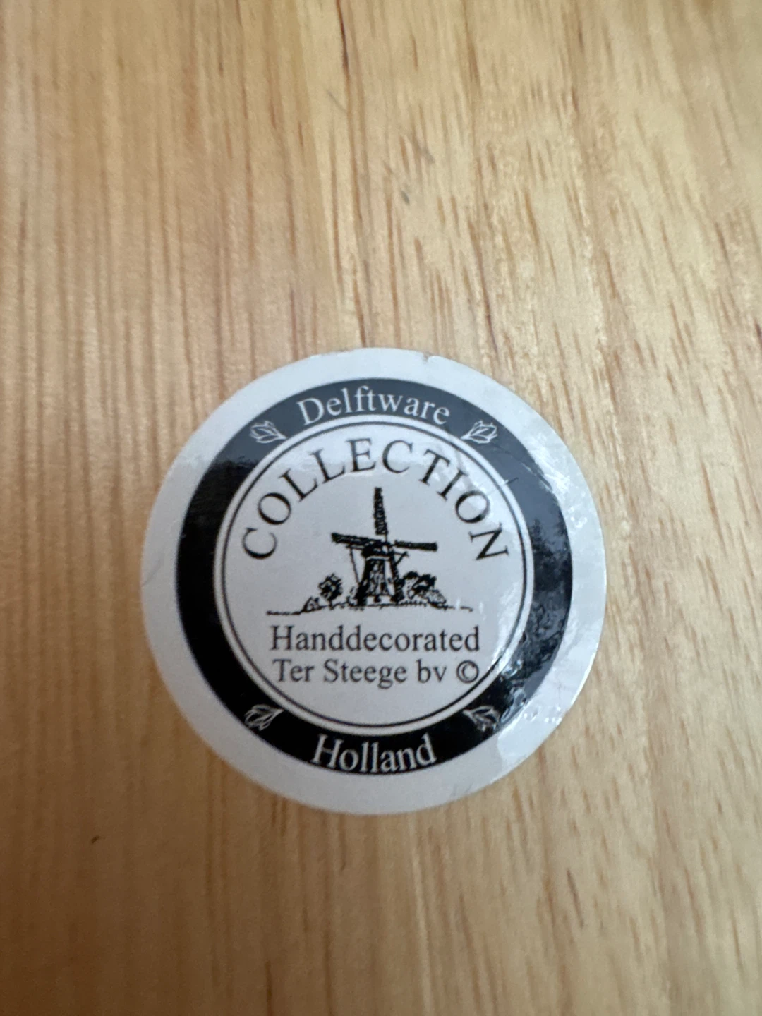 Delftware Handdecorated Cheese Board - photo 2