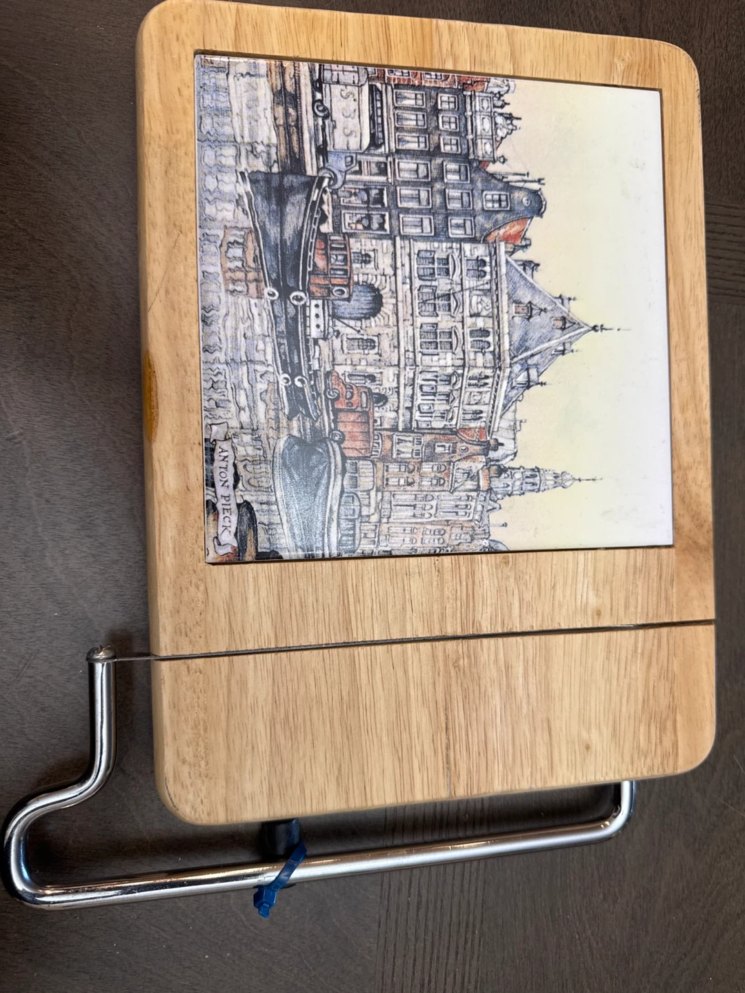 Delftware Handdecorated Cheese Board