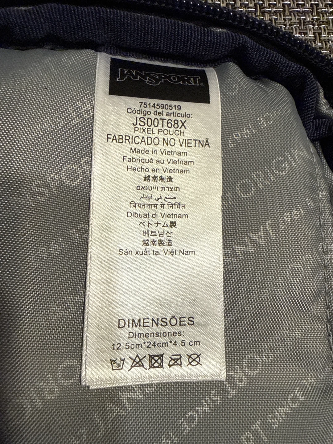 🥕 Jansport Pixel Pouch - photo 3