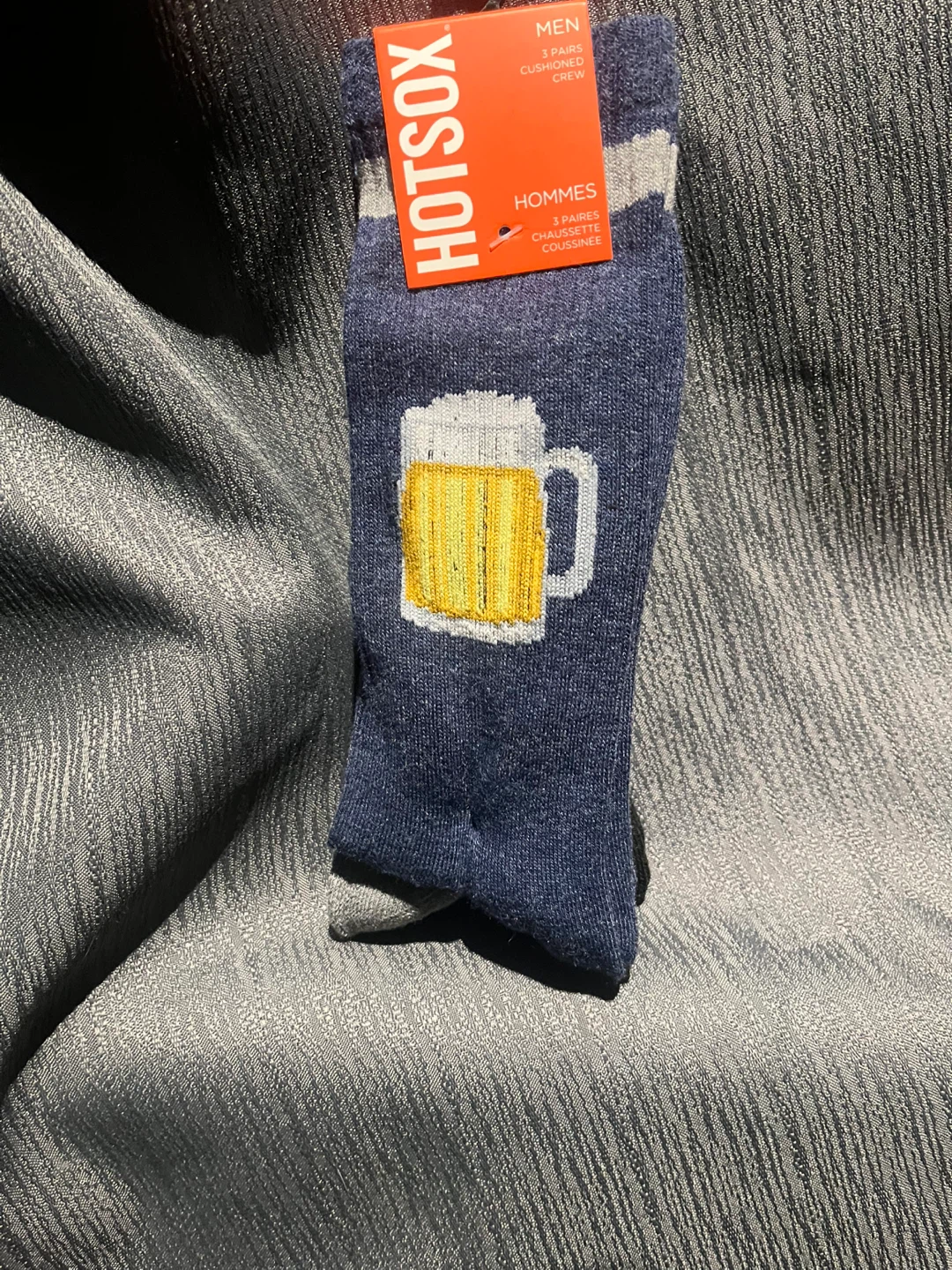 Hot Sox Men's Crew Socks 3 Pair Pack