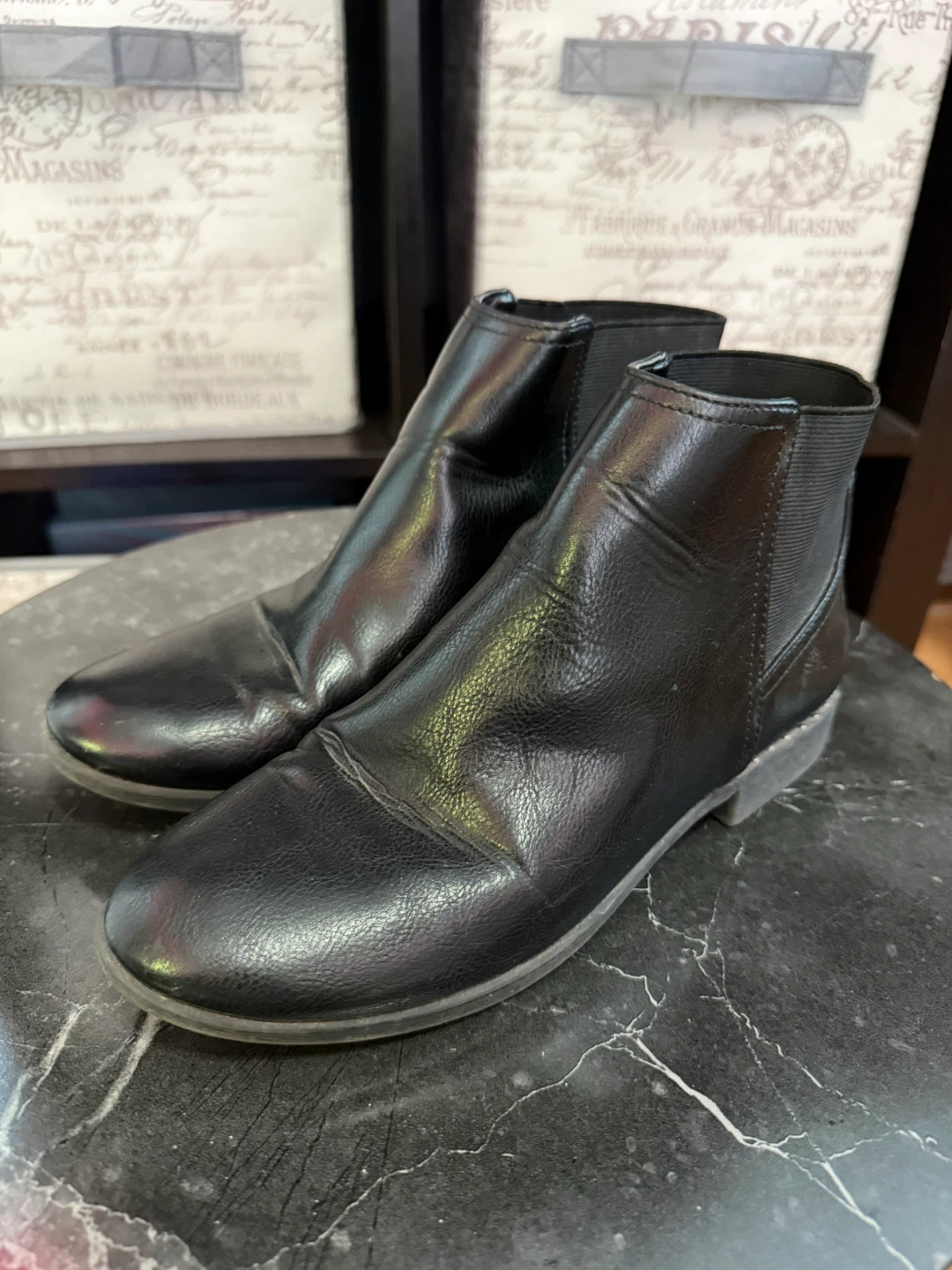 Black Ankle Boots die 6