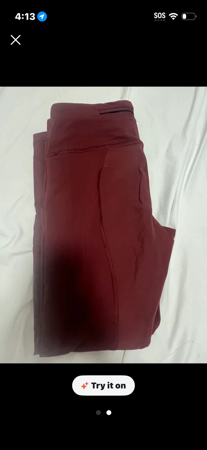 Maroon Capris with Pockets - photo 2