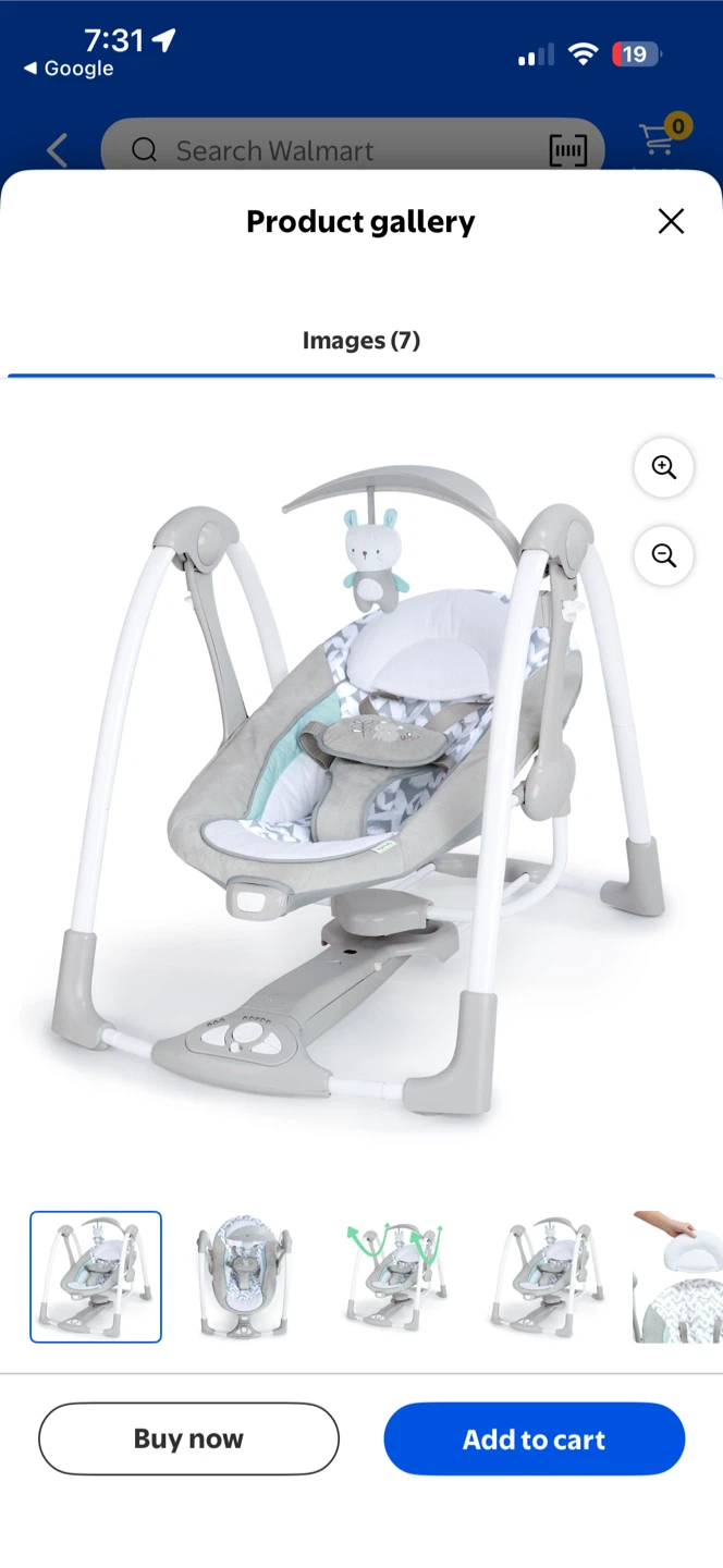Ingenuity ConvertMe Portable Swing - Raylan - photo 2