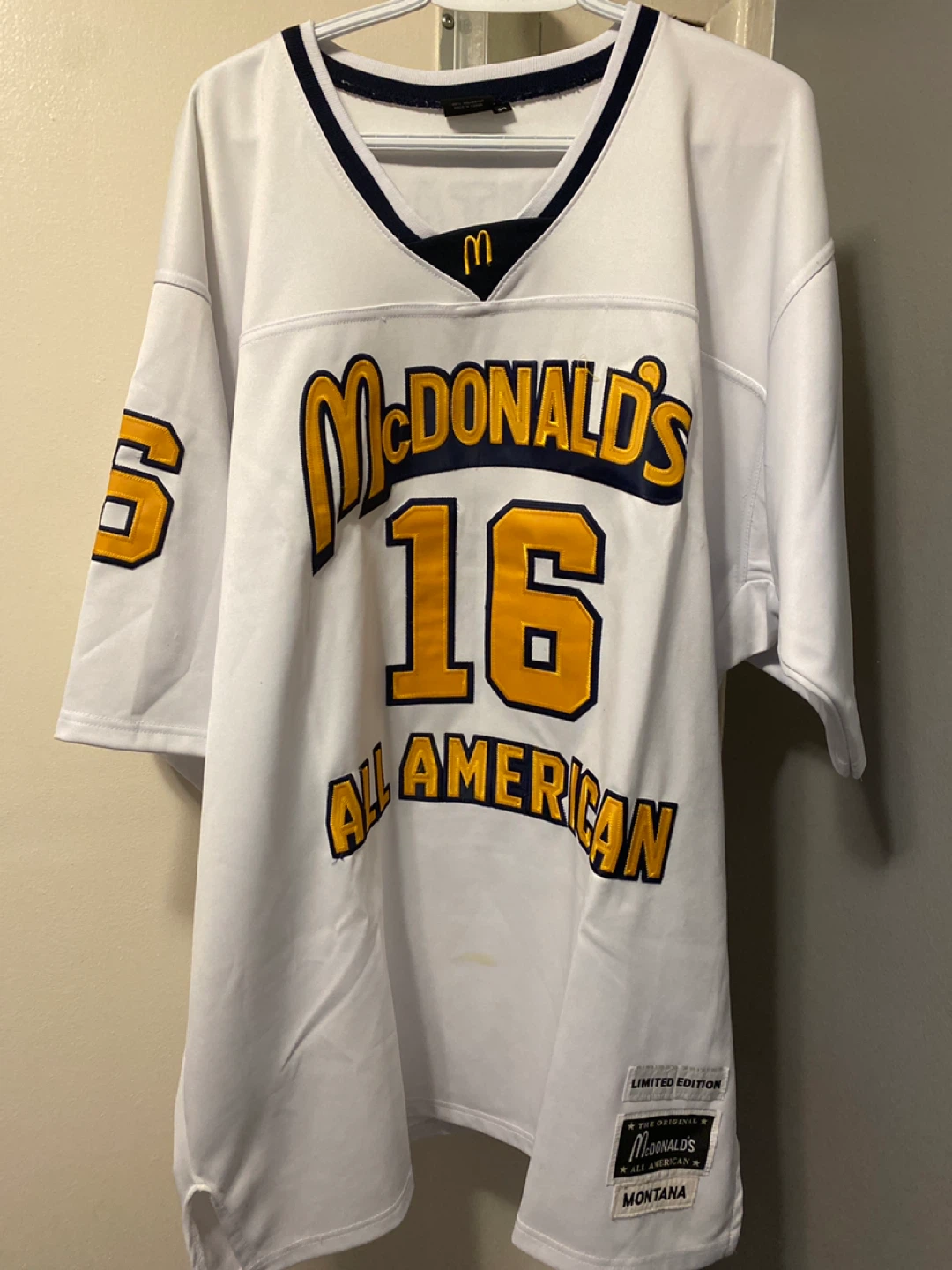 McDonald’s Joe Montana Jersey