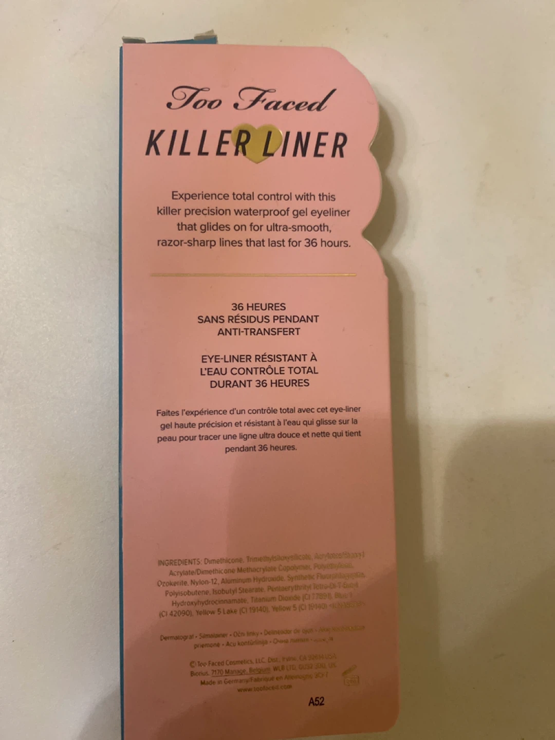 Too Faced Killer Liner Waterproof Gel Eyeliner - photo 2