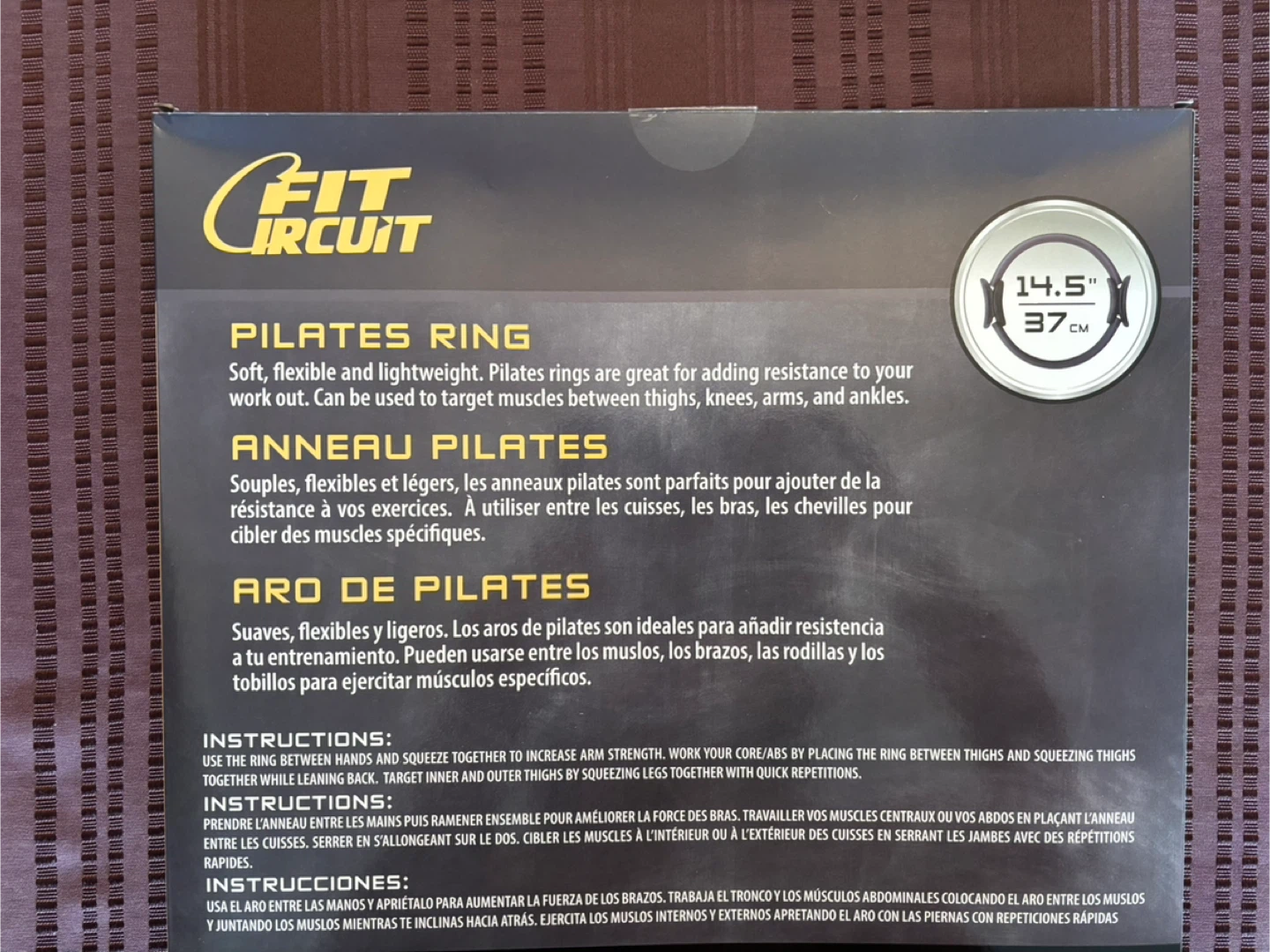 Fit Circuit Pilates Ring - 14.5" / 37cm 🥕 - photo 3