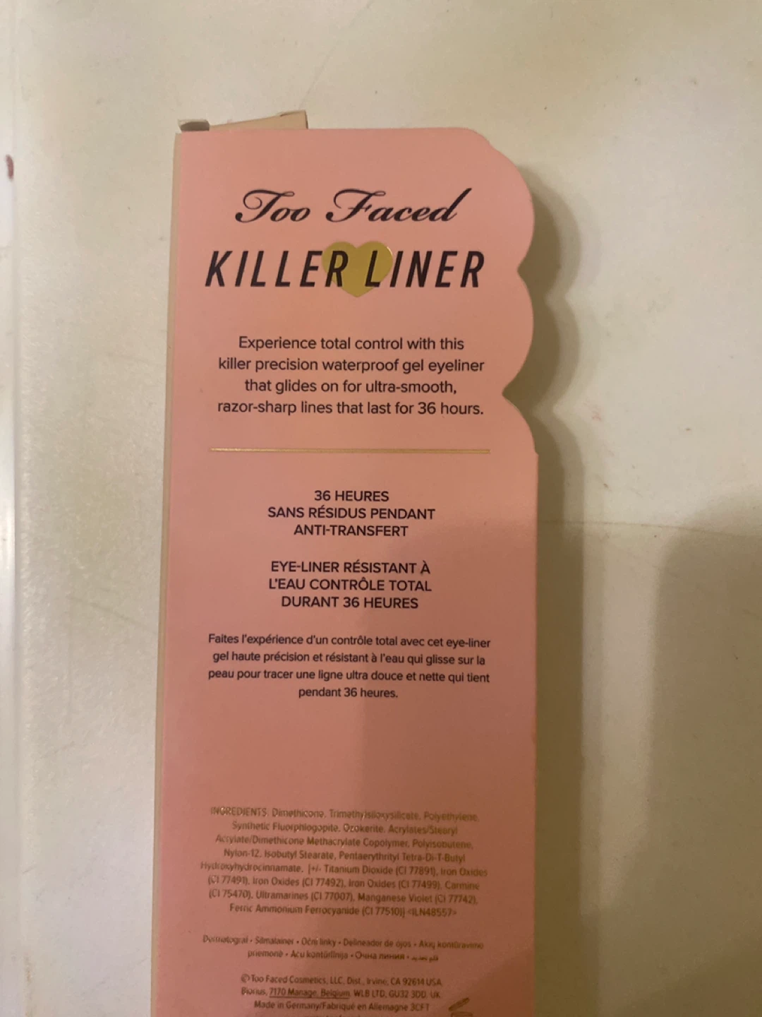 Too Faced Killer Liner Waterproof Gel Eyeliner - photo 2