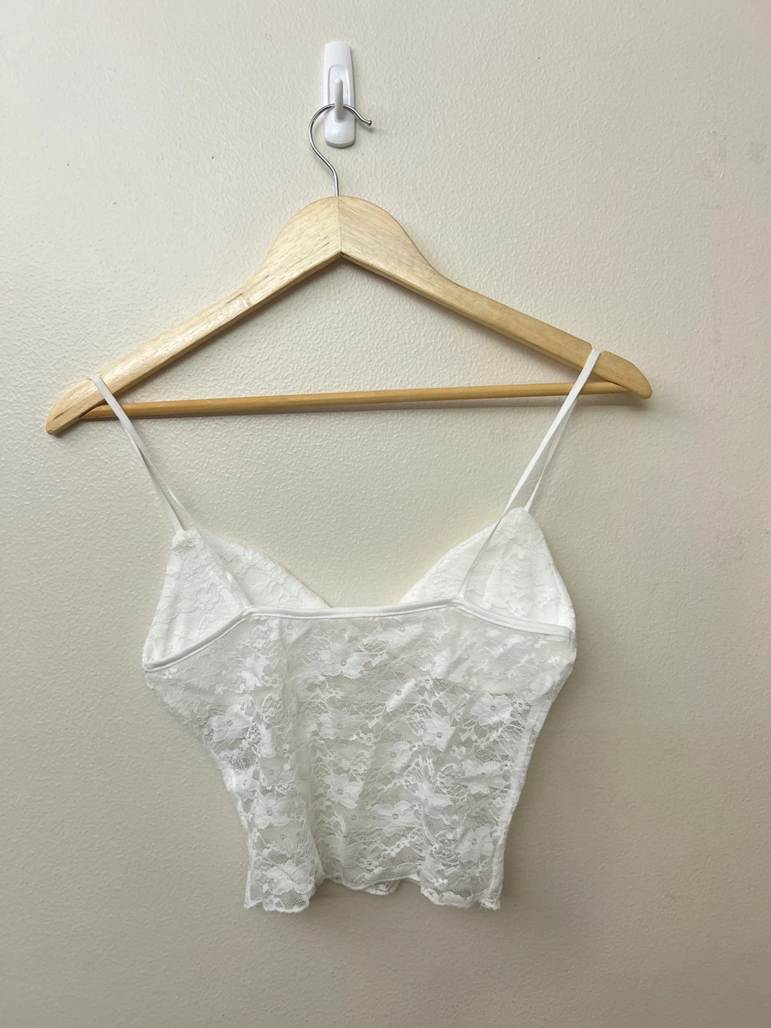 White Lace Tank Top - photo 2