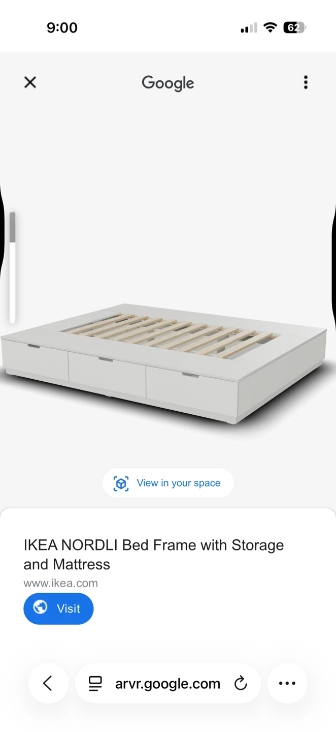 IKEA NORDLI Bed Frame with Storage - photo 2