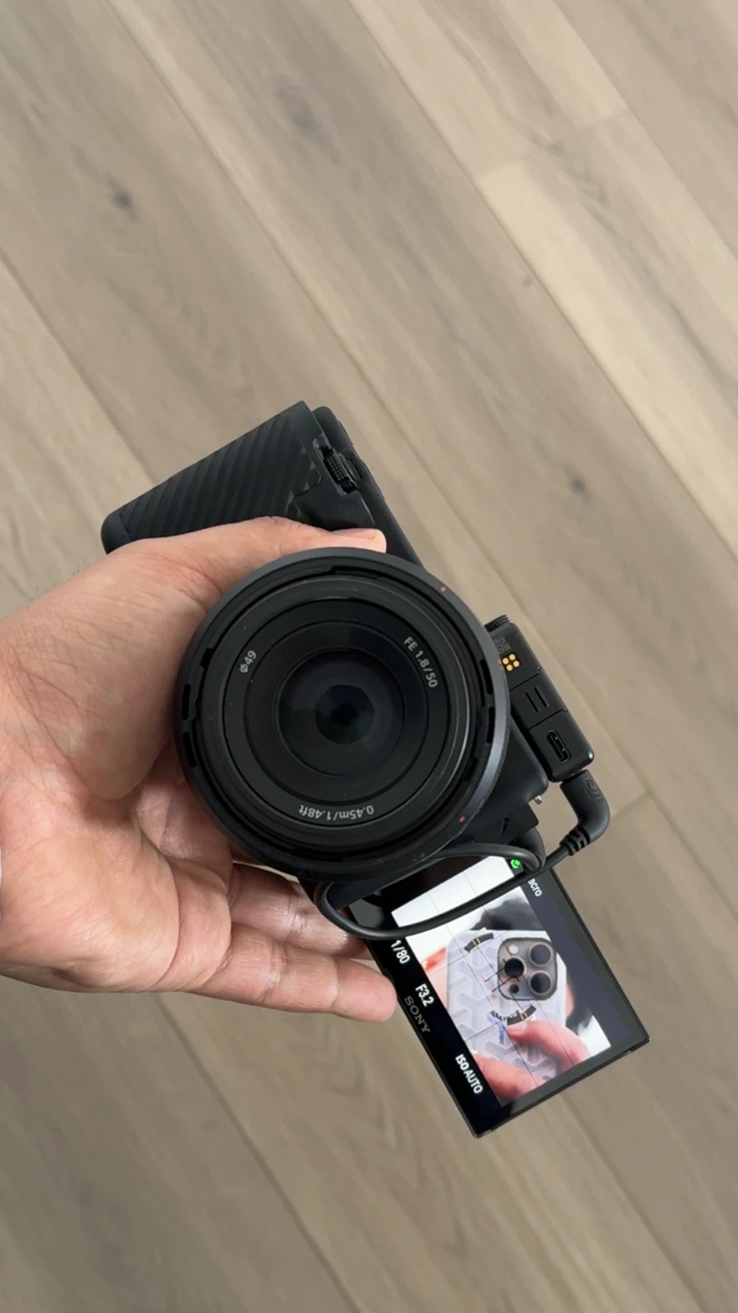 Sony Zv E10 W 50mm Portrait Lens+Kit Lens