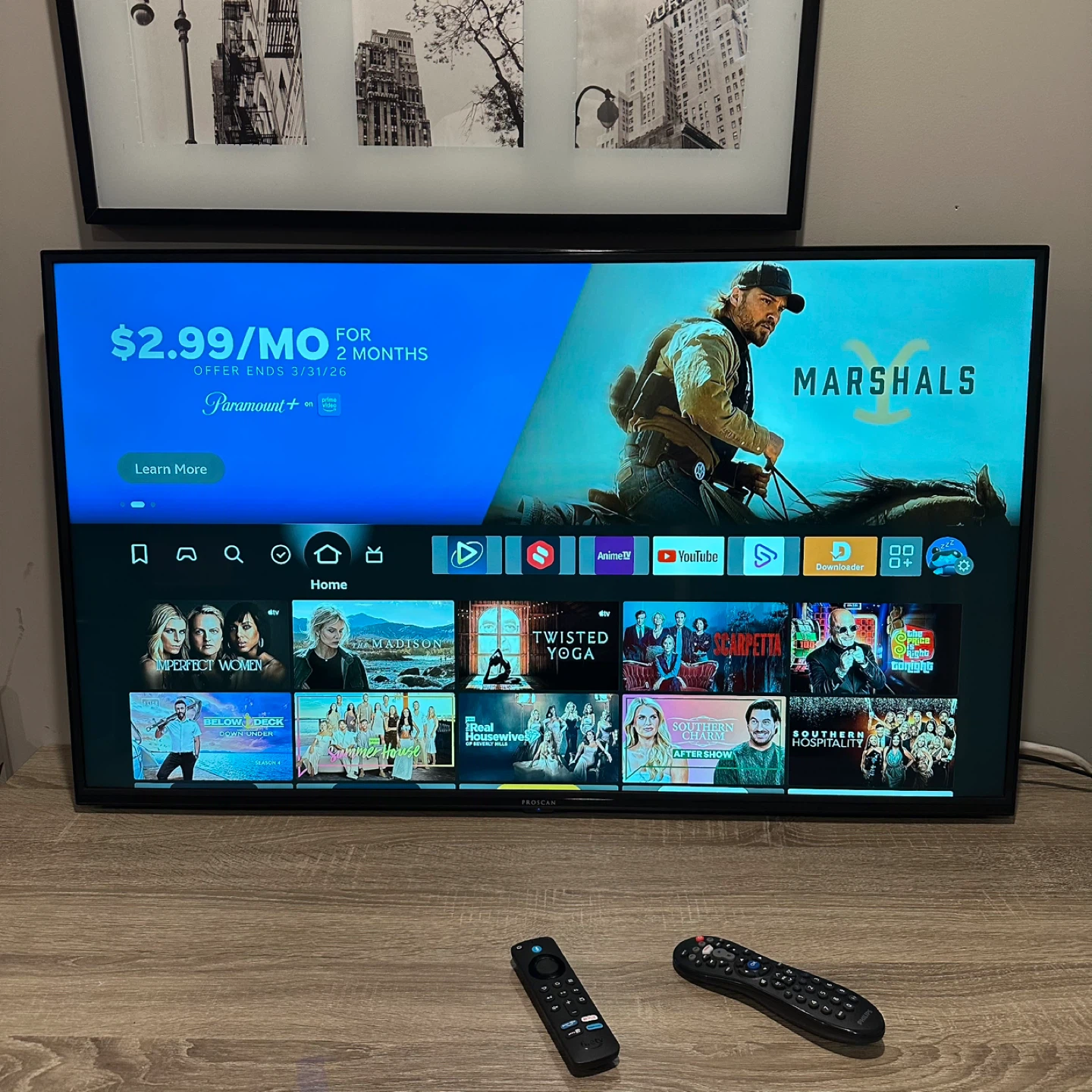 Proscan 43” 4K TV with Firestick 4K