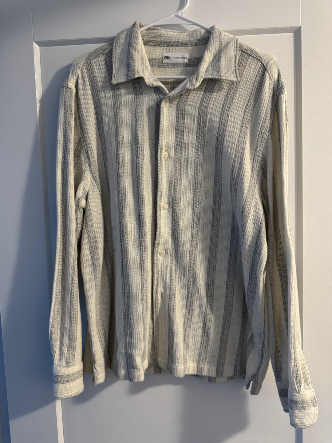 ZARA Striped Long Sleeve Shirt - XL