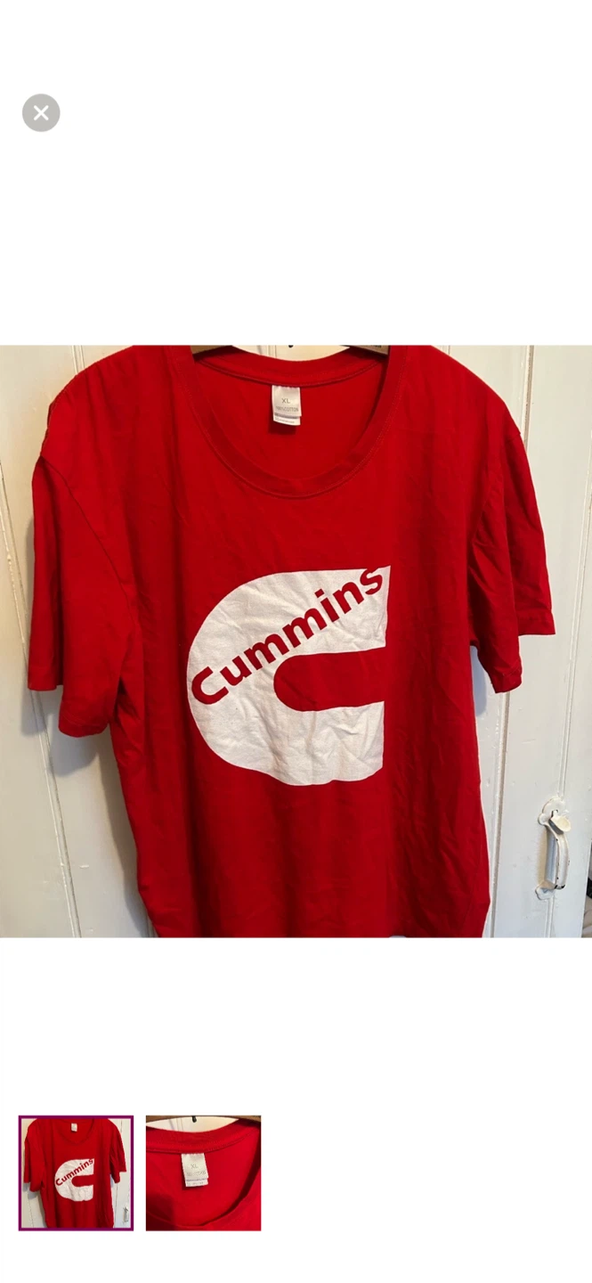 Cummins Red T-Shirt XL
