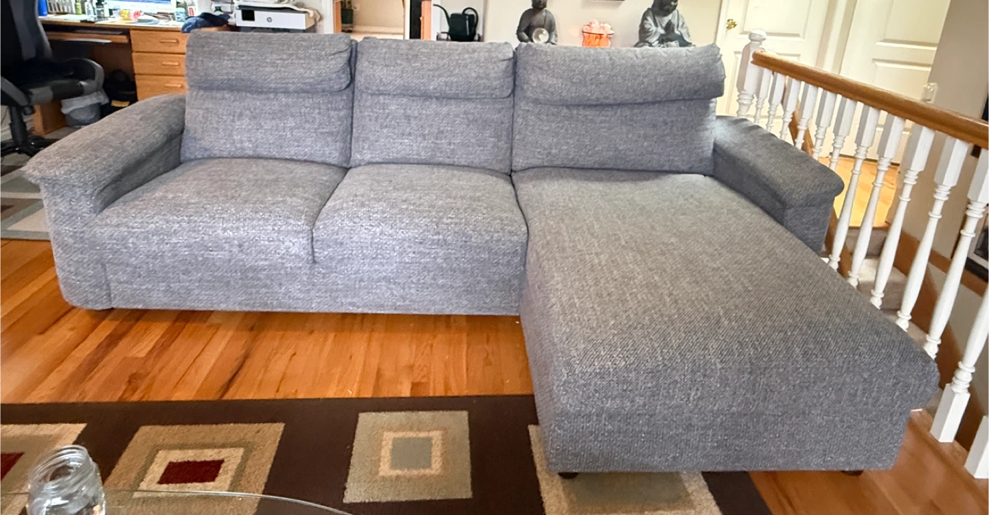 Grey Sectional Sofa - photo 2