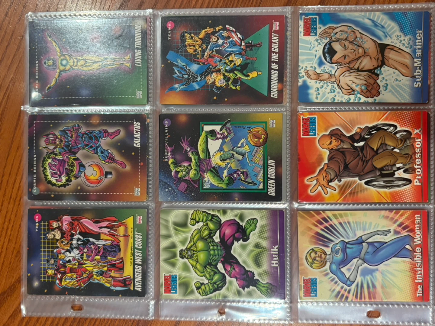 Marvel & DC Comics Trading Cards Collection